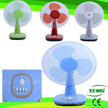 Ventilador colorido del ventilador del ventilador de mesa de 16 pulgadas DC 12V DC (SB-T-DC40O)